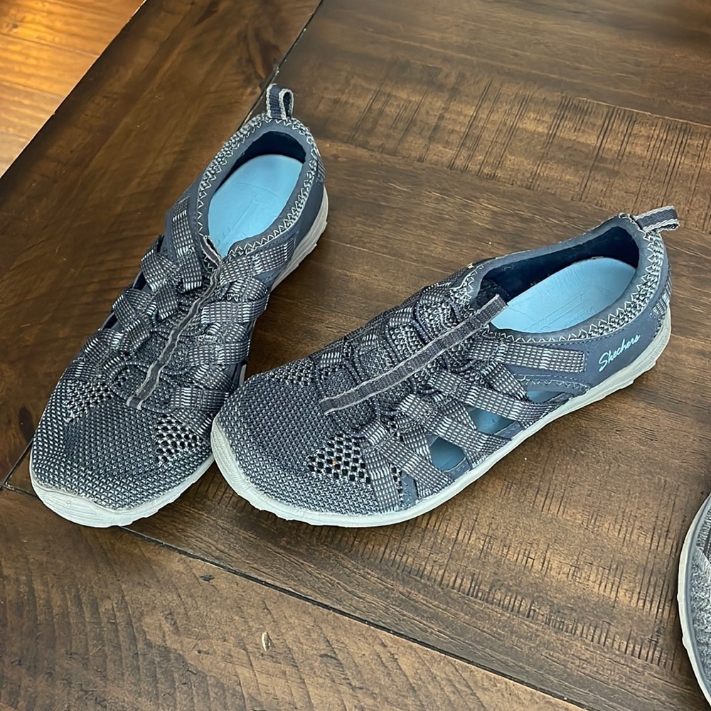 Skechers slip on athletic shoes